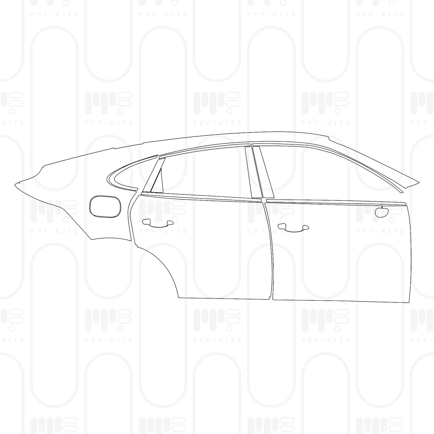 Voorgesneden PPF Porsche Cayenne Coupe Cayenne S Coupe 2025