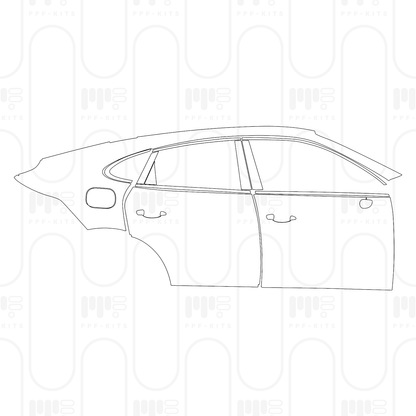 Voorgesneden PPF Porsche Cayenne Coupe Cayenne S Coupe 2025