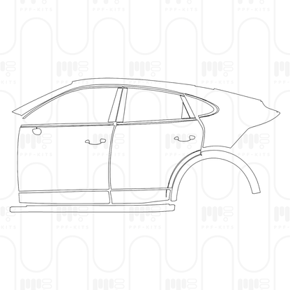 Voorgesneden PPF Porsche Cayenne Coupe Cayenne S Coupe 2025