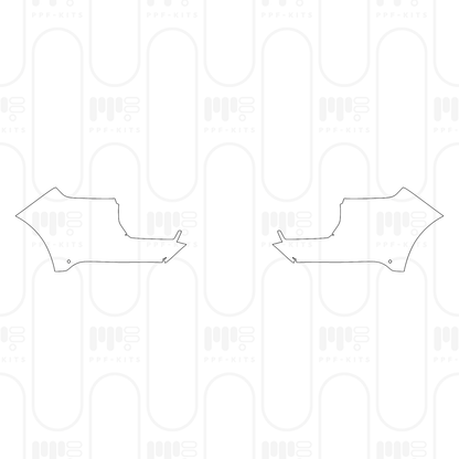 Voorgesneden PPF Porsche Cayenne Coupe Cayenne S Coupe 2025