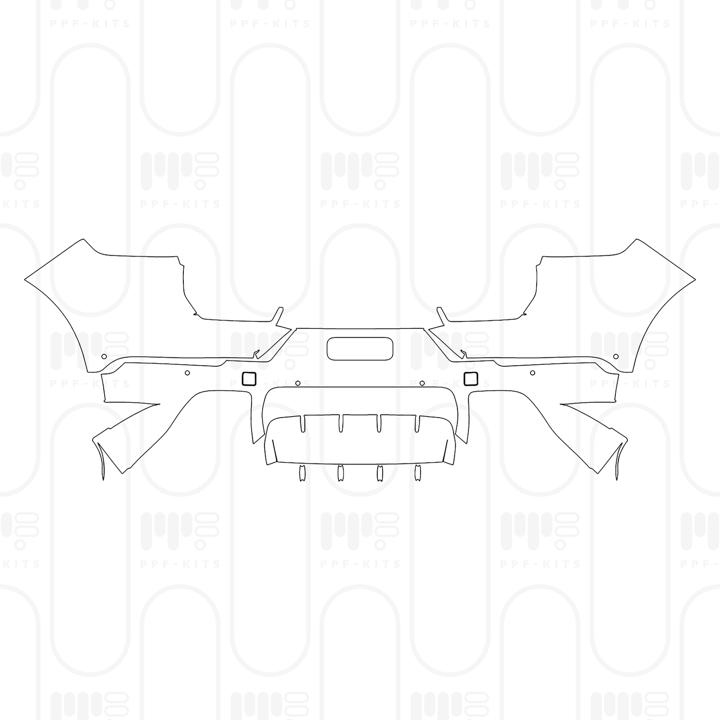 Voorgesneden PPF Porsche Cayenne Coupe Cayenne S Coupe 2025