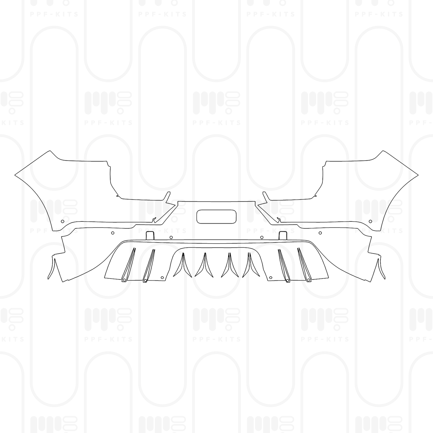 Voorgesneden PPF Porsche Cayenne Coupe Cayenne GTS Coupe 2025