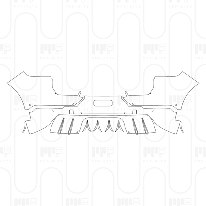 Voorgesneden PPF Porsche Cayenne Coupe Cayenne GTS Coupe 2025
