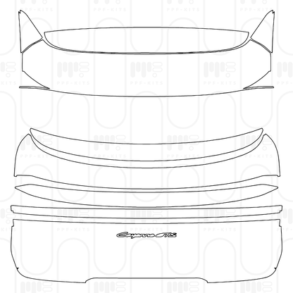 Voorgesneden PPF Porsche Cayenne Coupe Cayenne GTS Coupe 2025
