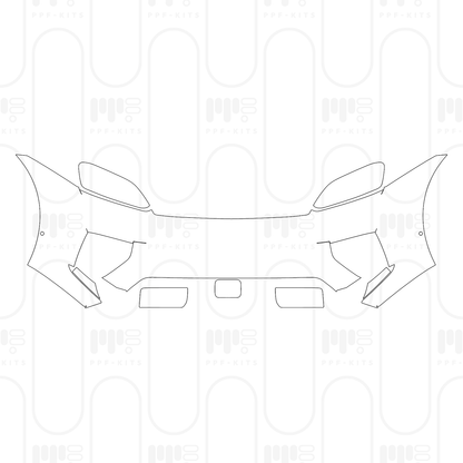 Voorgesneden PPF Porsche Macan Electric 4S 2024
