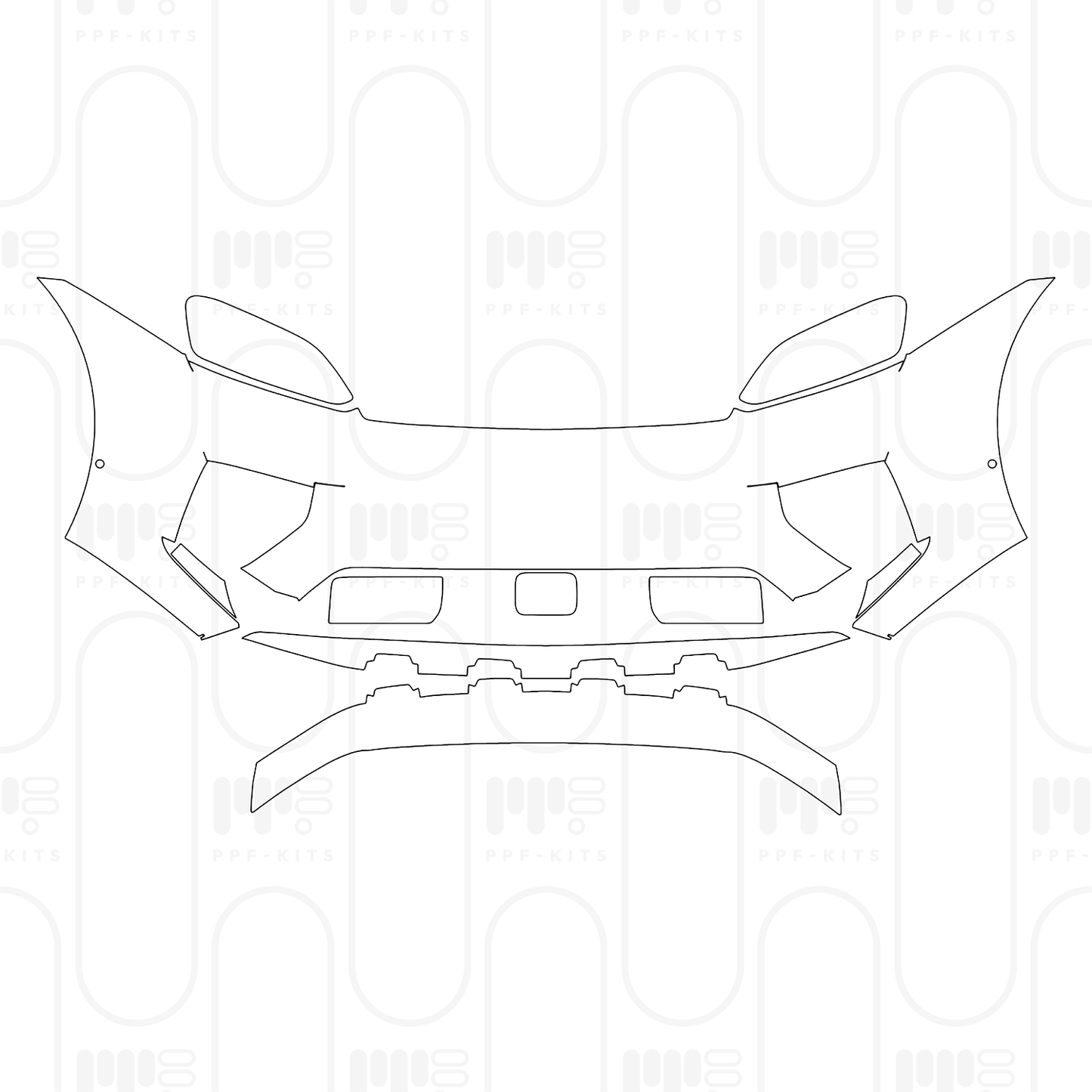 Voorgesneden PPF Porsche Macan Electric 4S 2024