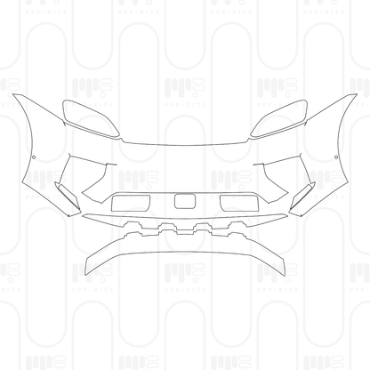 Voorgesneden PPF Porsche Macan Electric 4S 2024