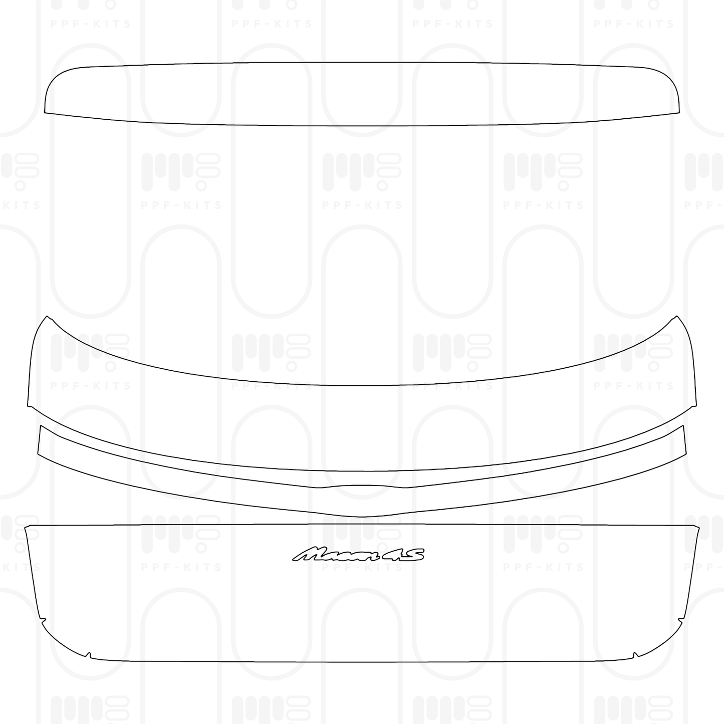 Voorgesneden PPF Porsche Macan Electric 4S 2024