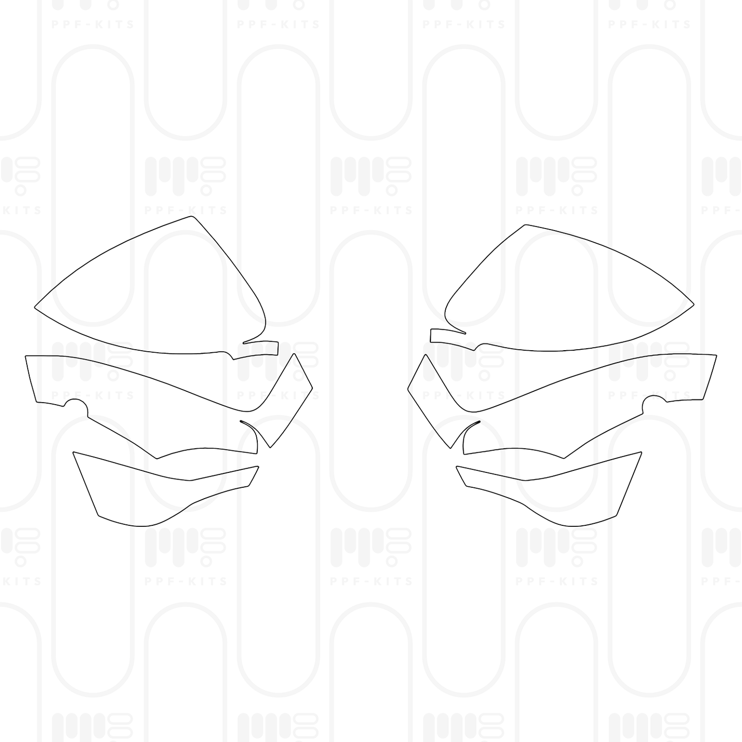 Voorgesneden PPF Porsche Macan Electric Turbo 2024