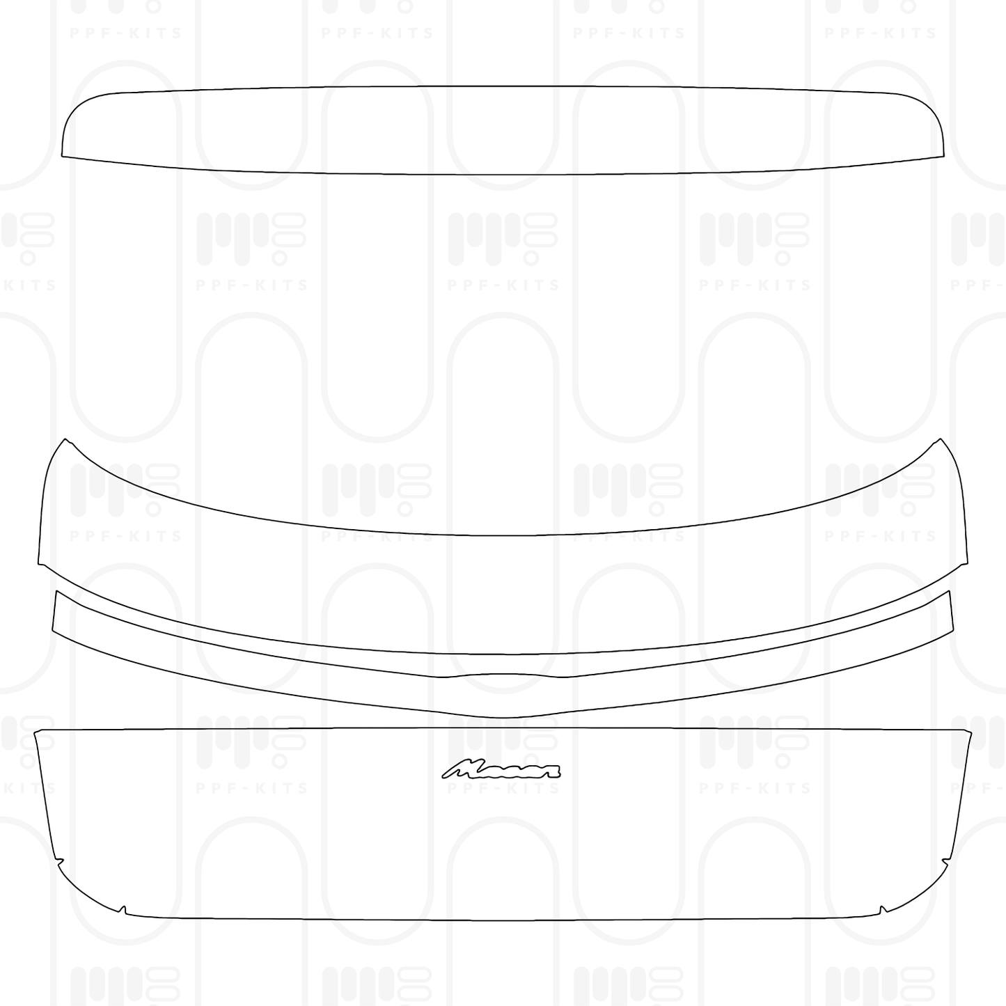 Voorgesneden PPF Porsche Macan Electric Base 2024