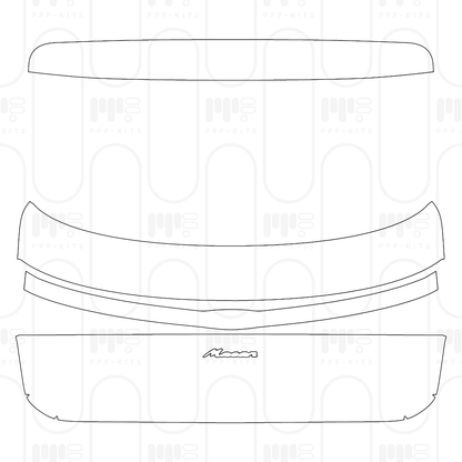 Voorgesneden PPF Porsche Macan Electric Base 2024