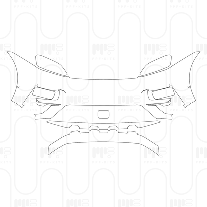 Voorgesneden PPF Porsche Macan Electric Turbo 2024