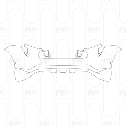 Voorgesneden PPF Porsche Macan Electric Turbo 2024