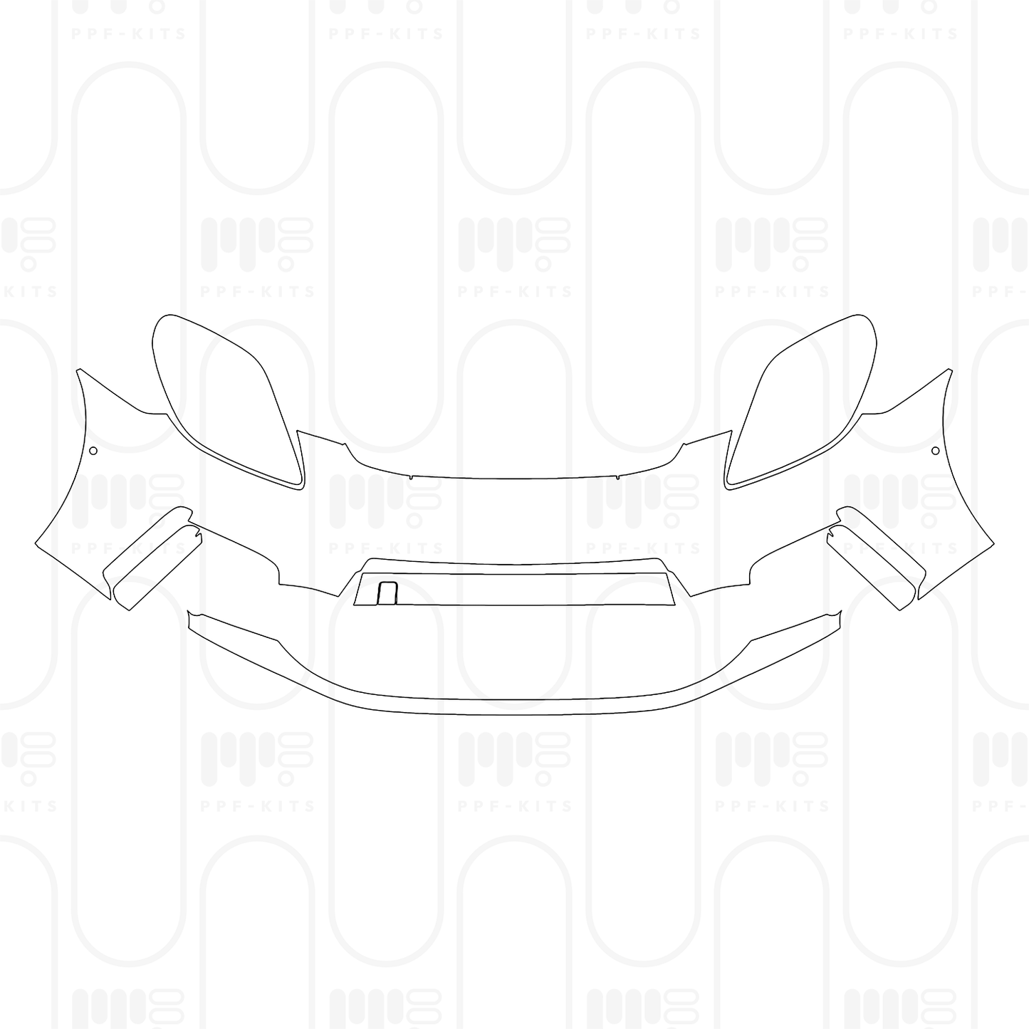 Voorgesneden PPF Porsche Panamera Sedan Panamera 4 2025