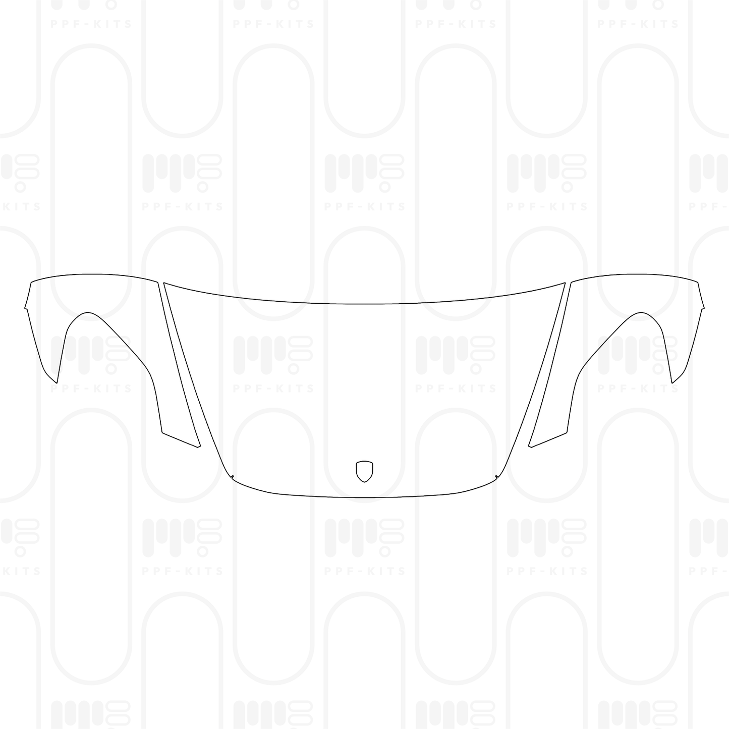 Voorgesneden PPF Porsche Panamera Sedan Panamera 4 2025