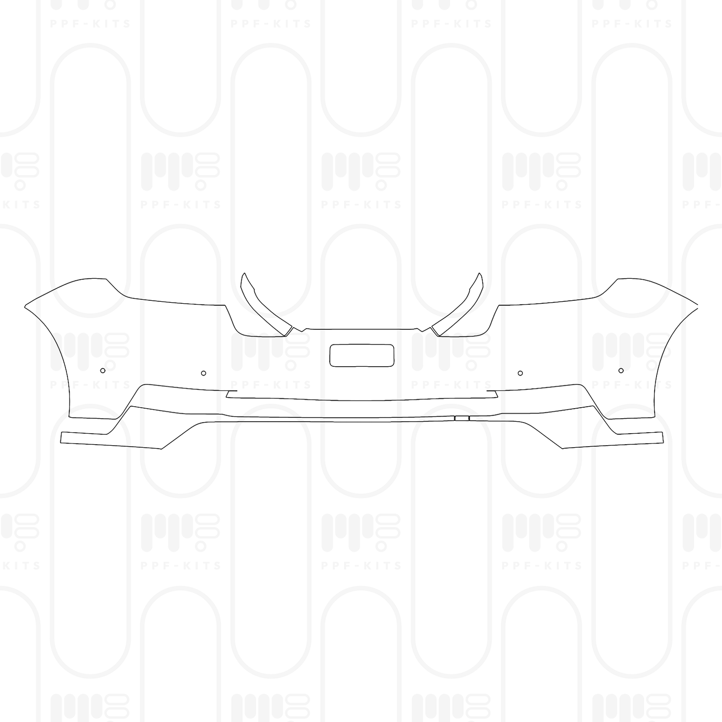 Voorgesneden PPF Porsche Panamera Sedan Panamera 4 2025