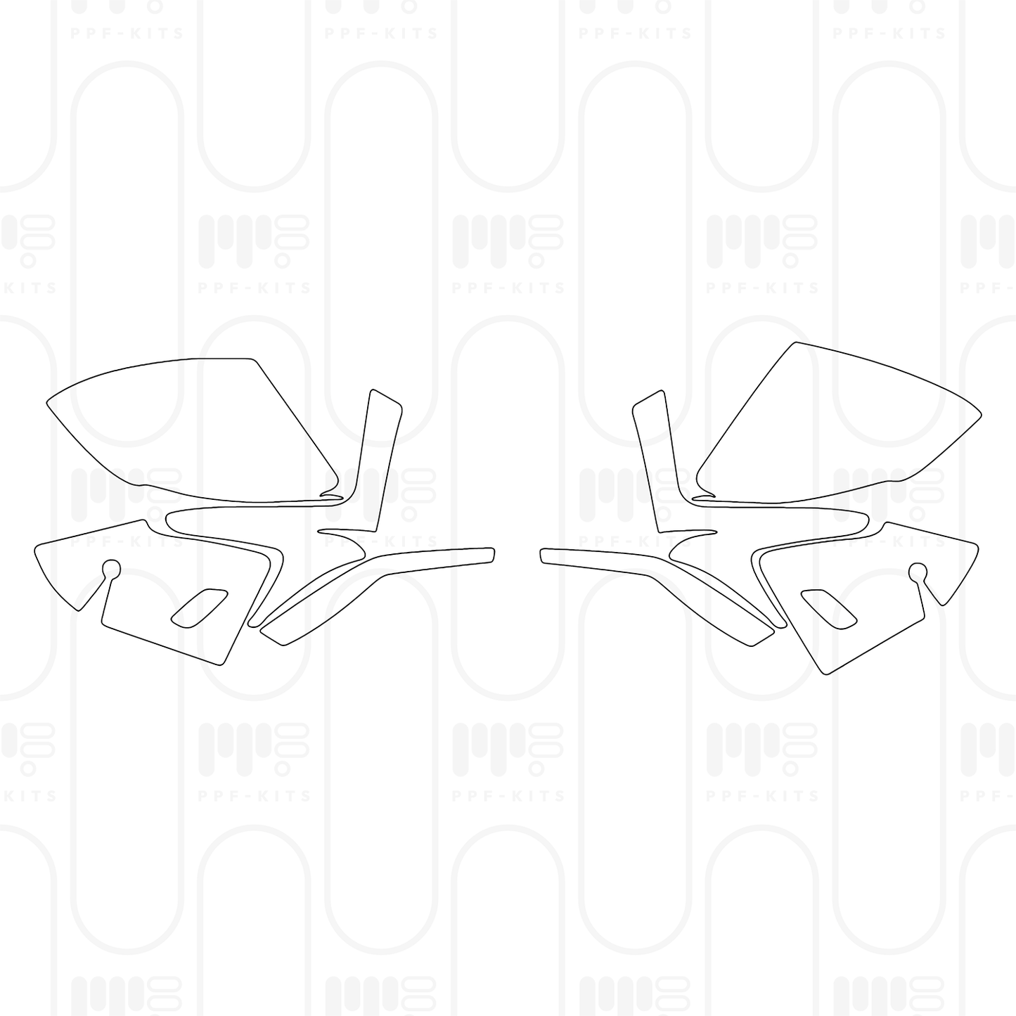 Voorgesneden PPF Porsche Taycan Sport Turismo Taycan Turbo S Sport Turismo 2025