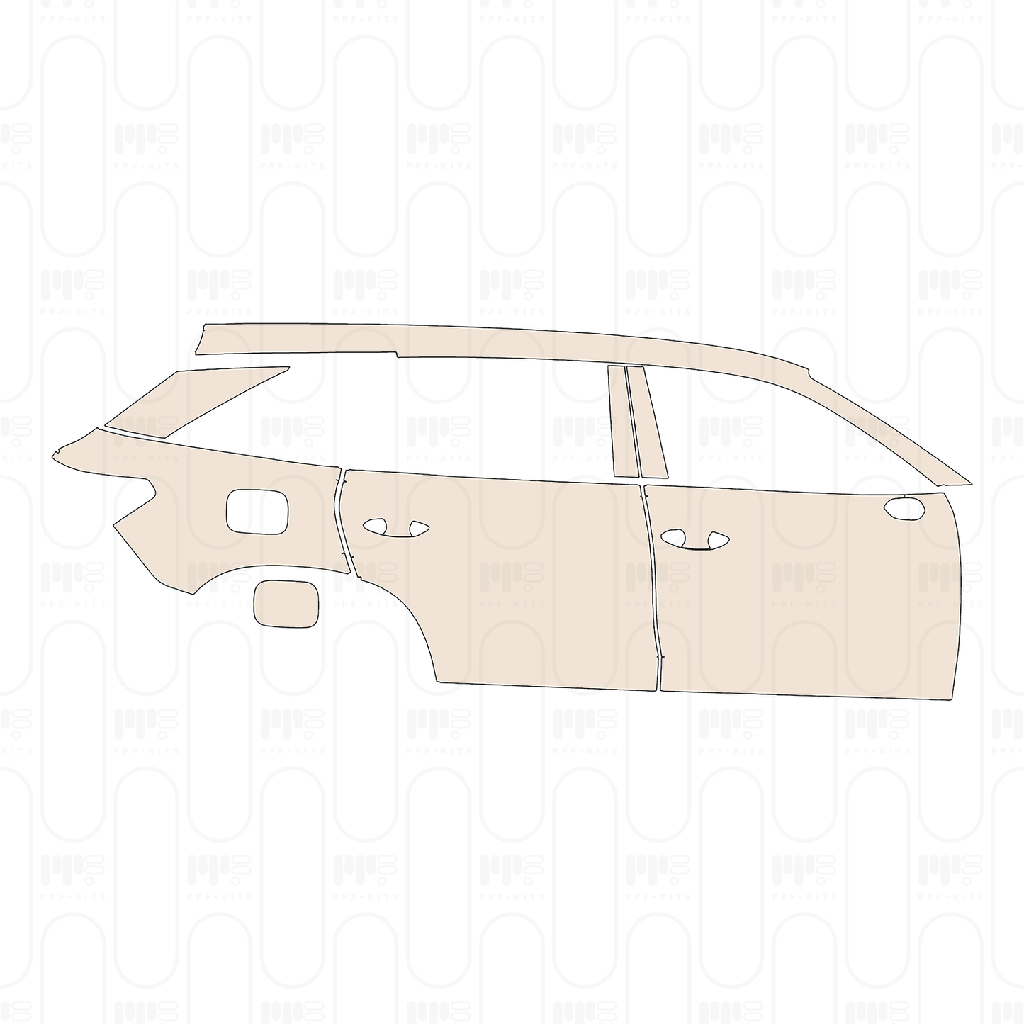 Voorgesneden PPF Skoda Kodiaq L&K (EU) 2024
