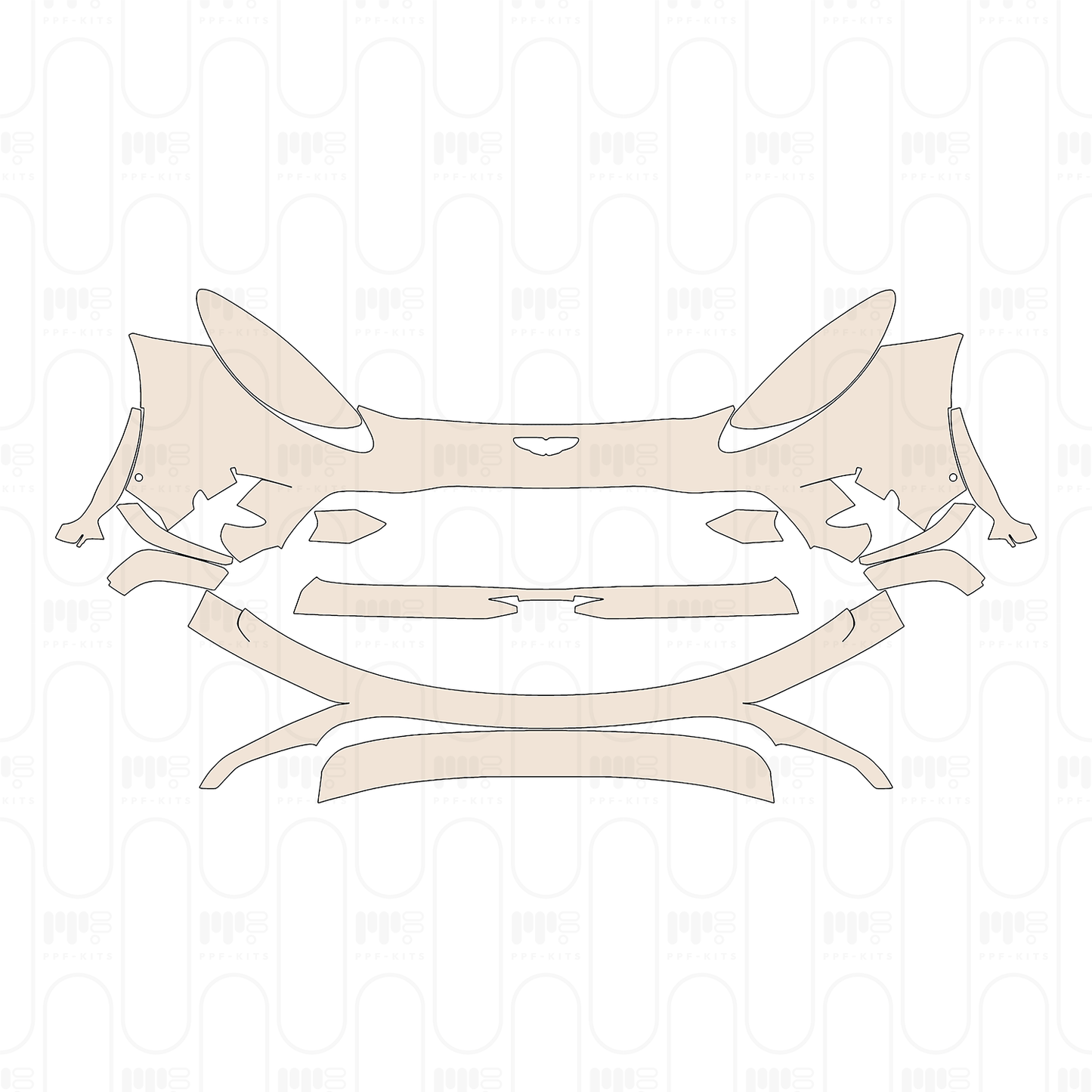 Voorgesneden PPF Aston Martin DBX 707 2024