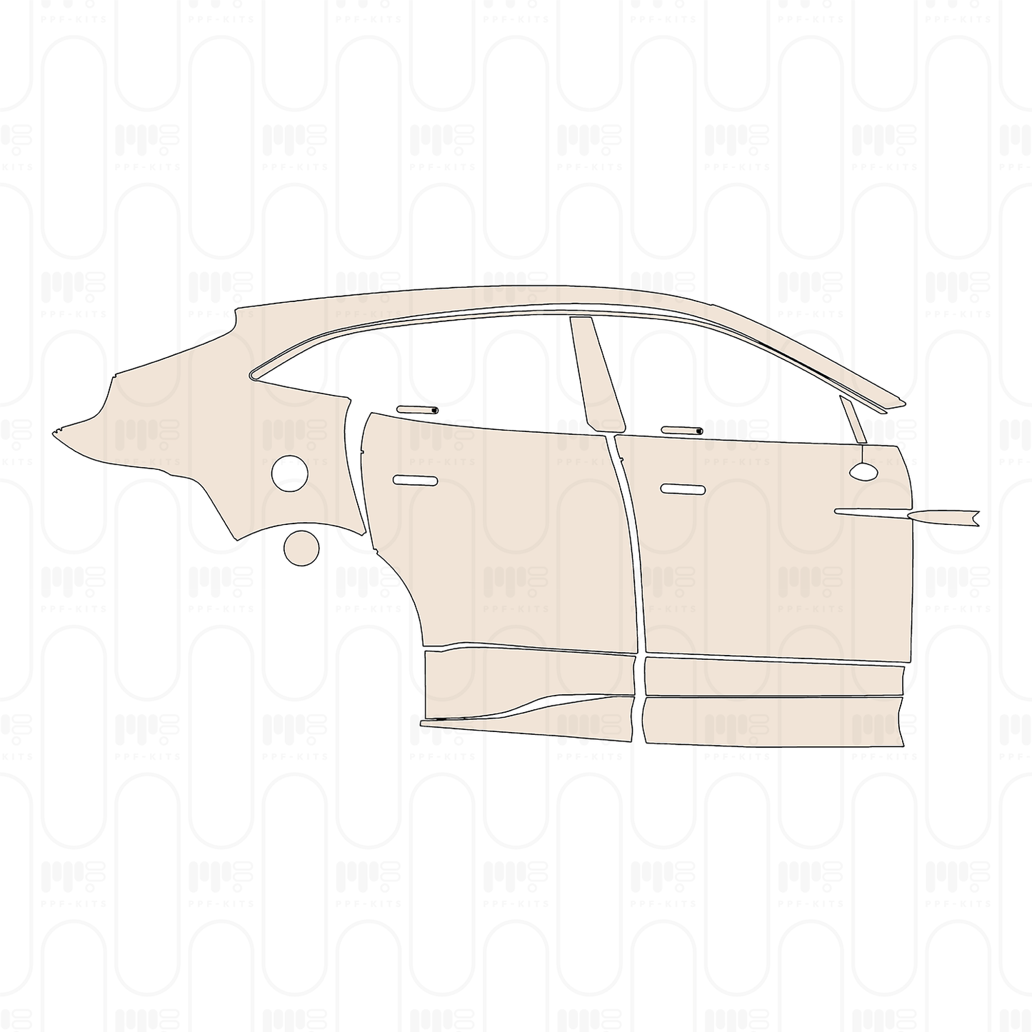 Voorgesneden PPF Aston Martin DBX 707 2024