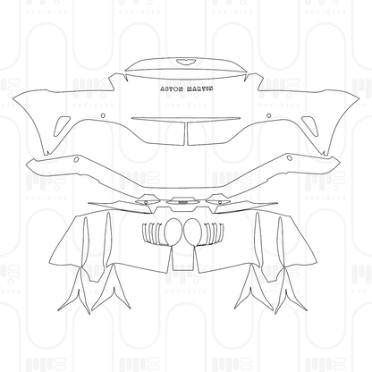 Voorgesneden PPF Aston Martin Vantage V12 Roadster 2024