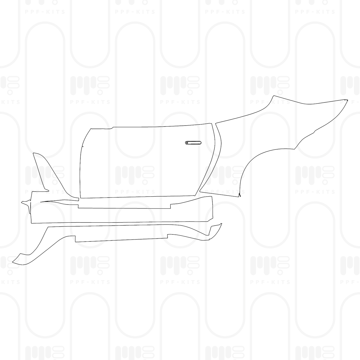 Voorgesneden PPF Aston Martin Vantage V12 Roadster 2024