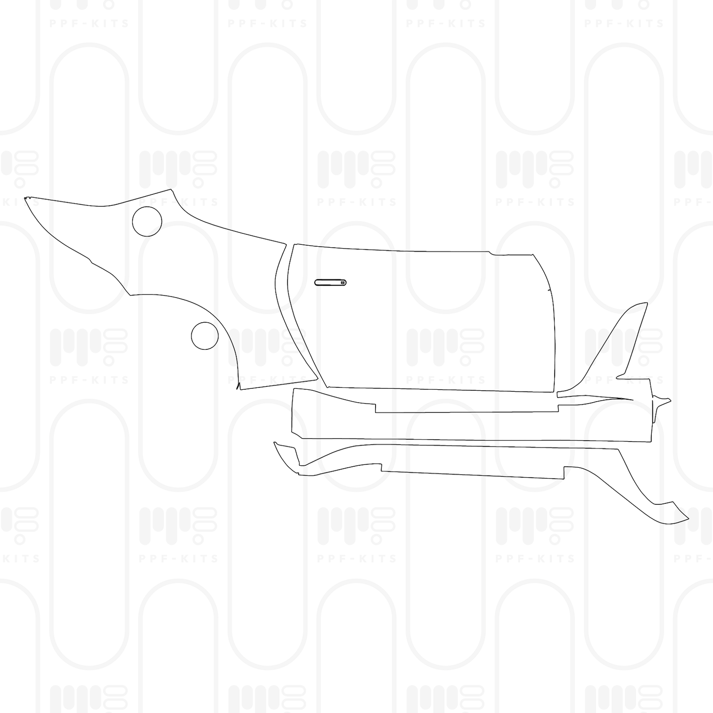 Voorgesneden PPF Aston Martin Vantage V12 Roadster 2024