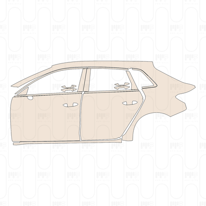 Voorgesneden PPF Audi A3 Sportback Base 2024