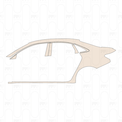 Voorgesneden PPF Audi A3 Sedan Base 2024