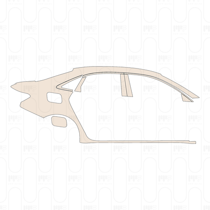 Voorgesneden PPF Audi A3 Sedan Base 2024