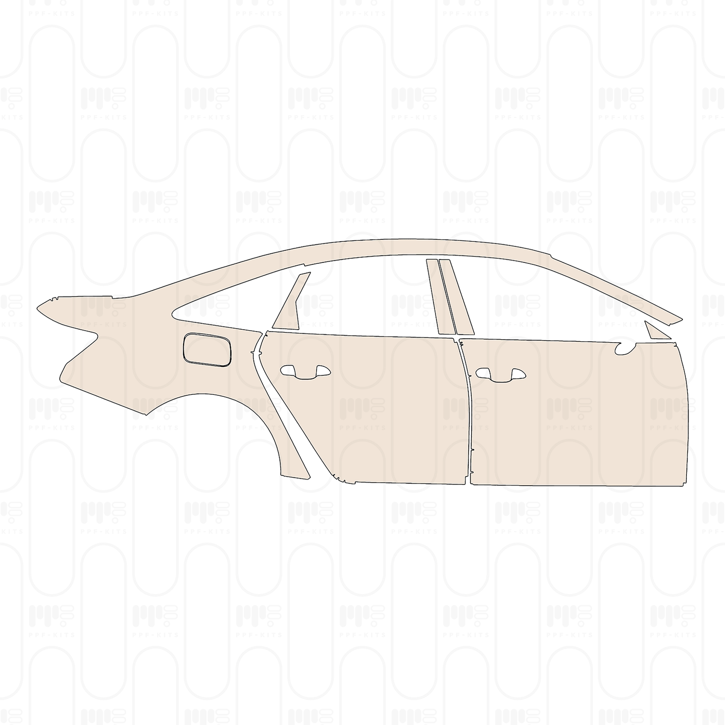 Voorgesneden PPF Audi A6 Base 2024