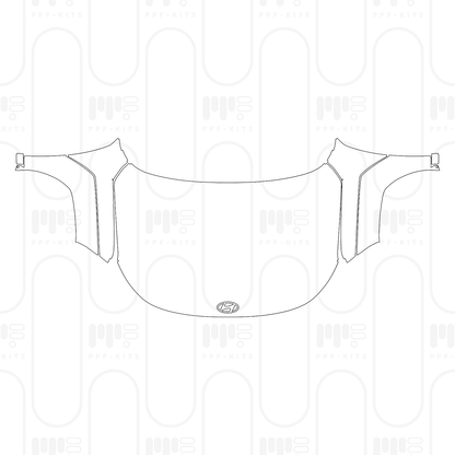 Voorgesneden PPF Hyundai Kona Electric SE 2024