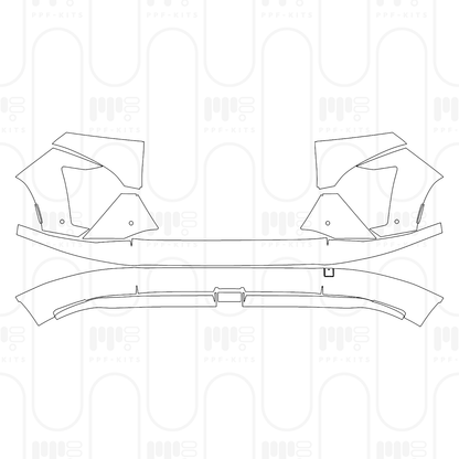 Voorgesneden PPF Hyundai Kona Electric SE 2024