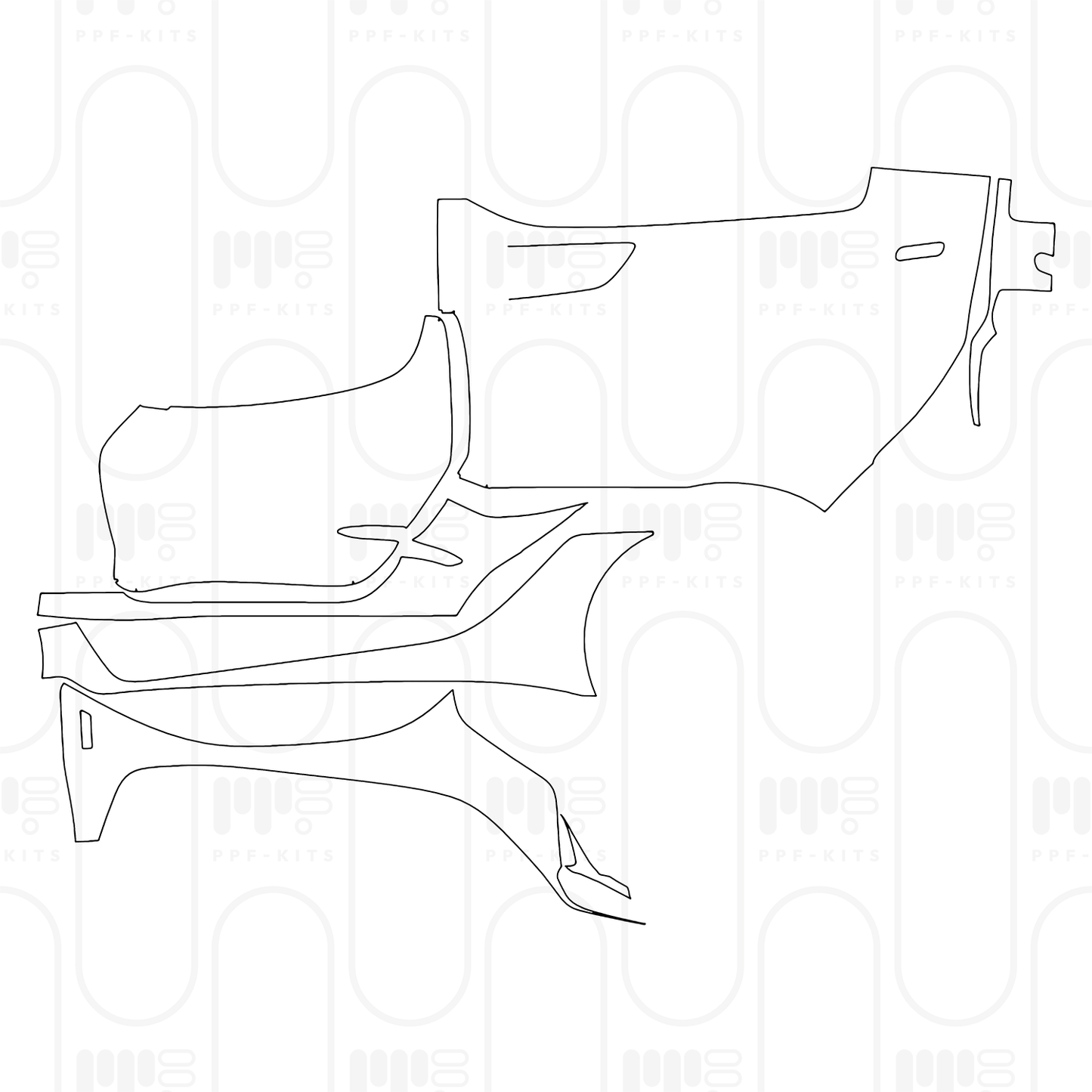 Voorgesneden PPF Koenigsegg Jesko Absolut 2024