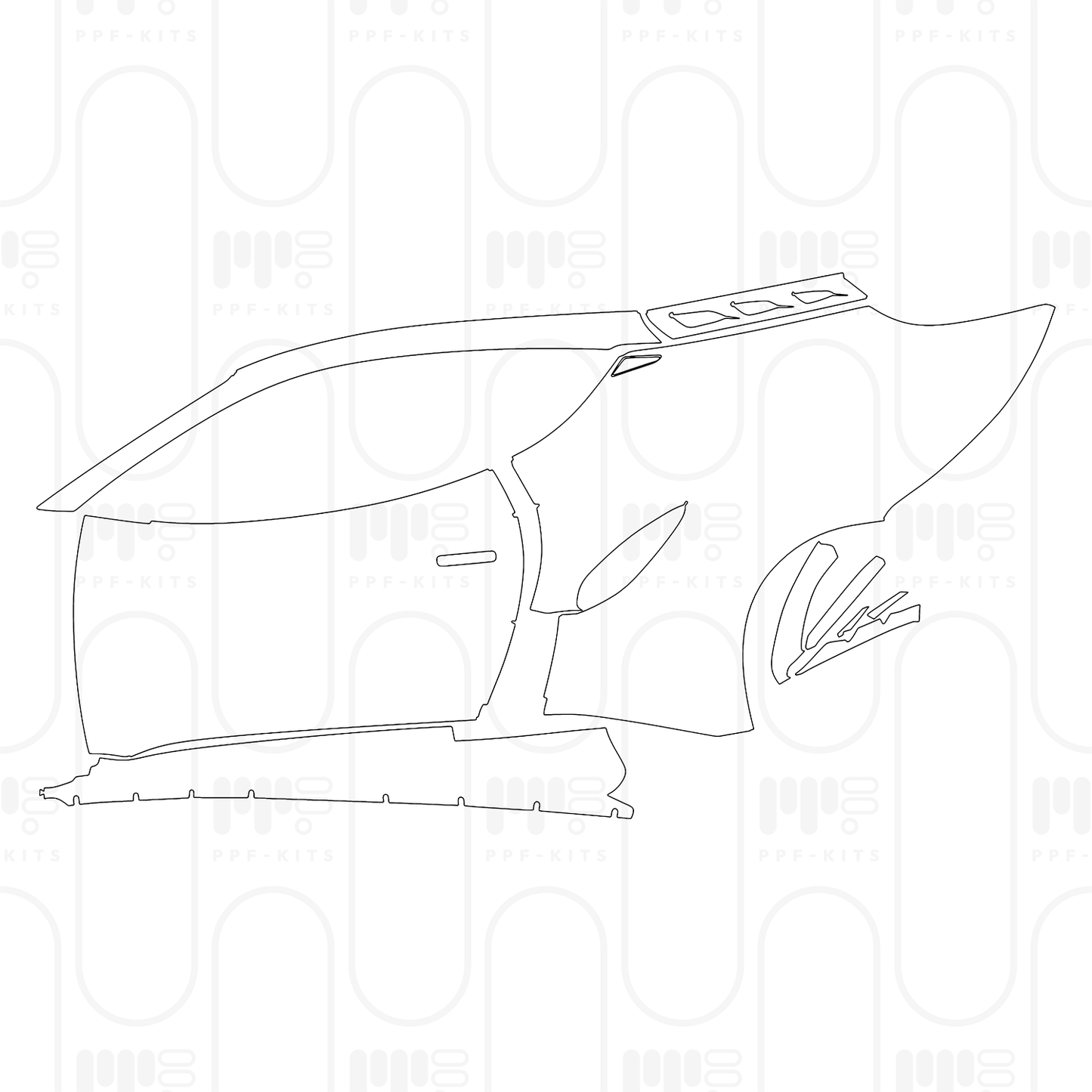 Voorgesneden PPF Lotus Emira 2024