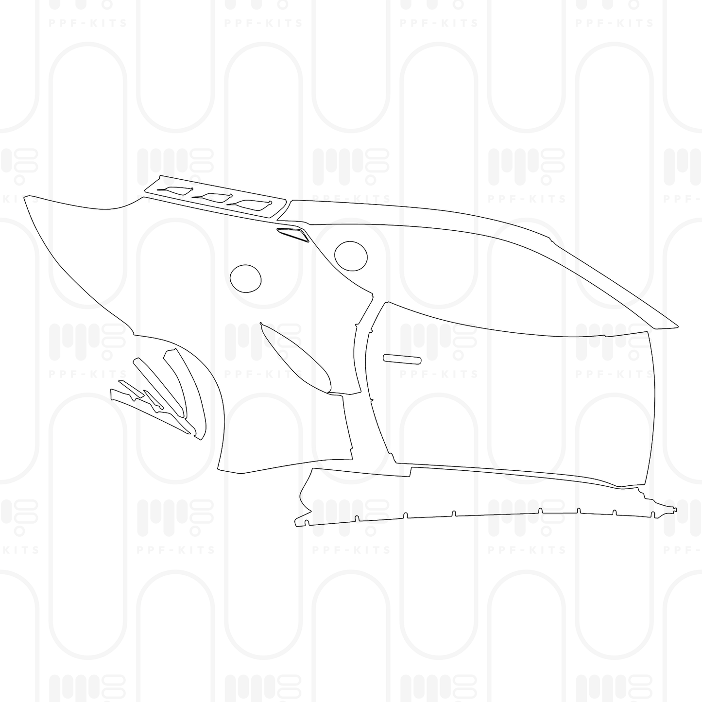 Voorgesneden PPF Lotus Emira 2024