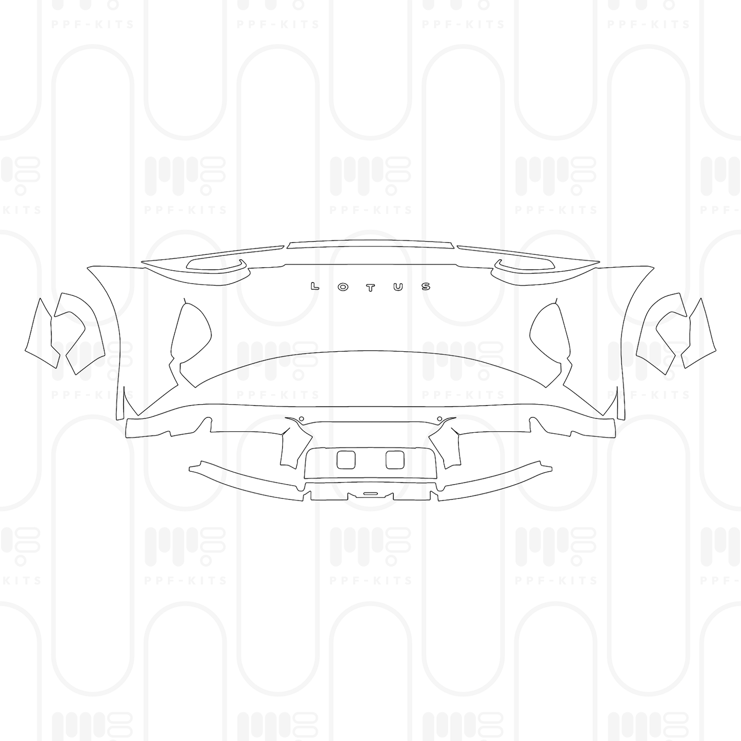 Voorgesneden PPF Lotus Emira 2024