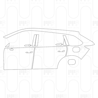 Voorgesneden PPF Mazda CX-80 (EU) Exclusive-Line 2024