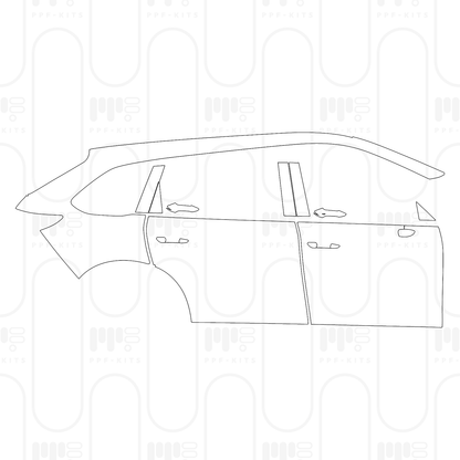 Voorgesneden PPF Mazda CX-80 (EU) Exclusive-Line 2024