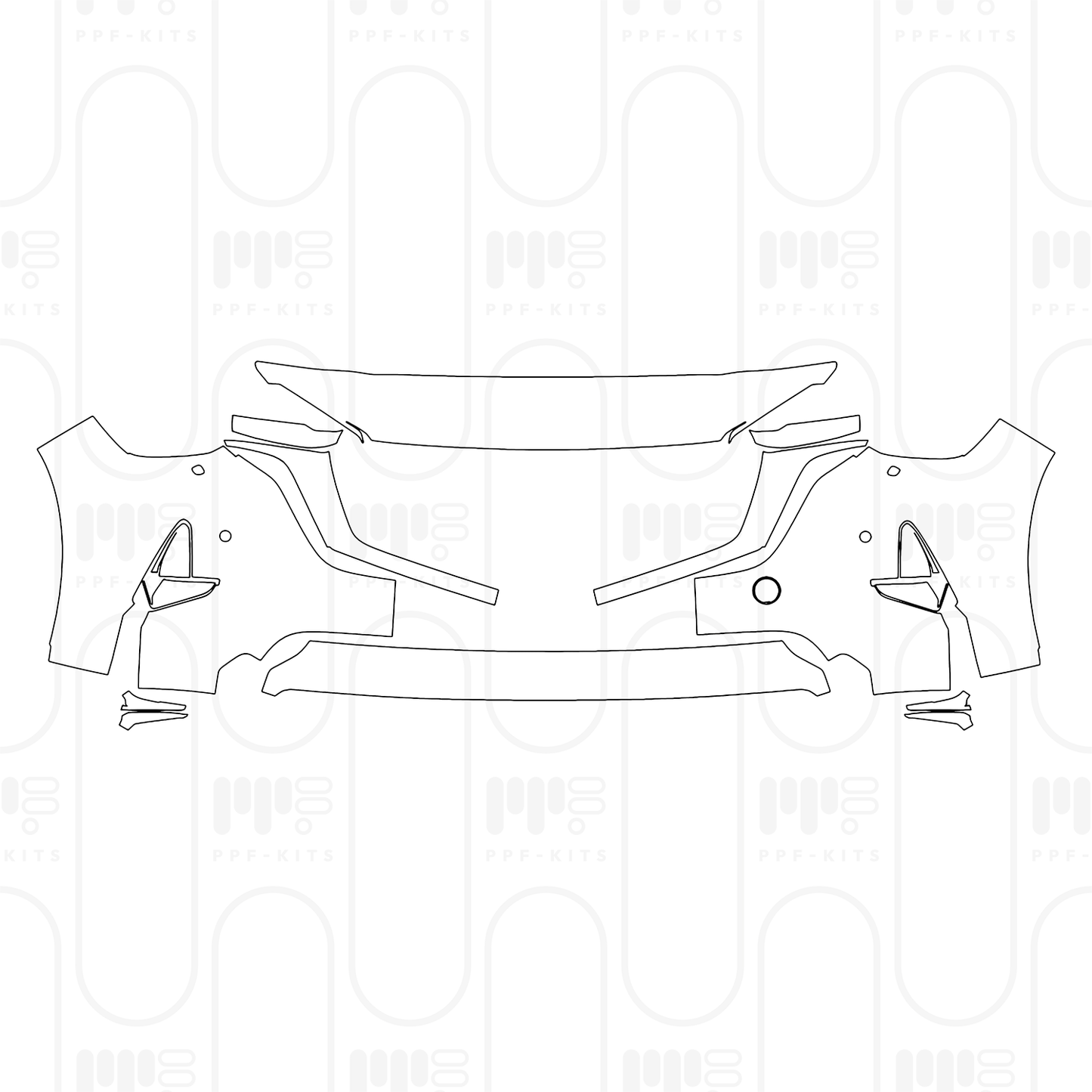 Voorgesneden PPF Mazda CX-80 (EU) Homura Plus 2024