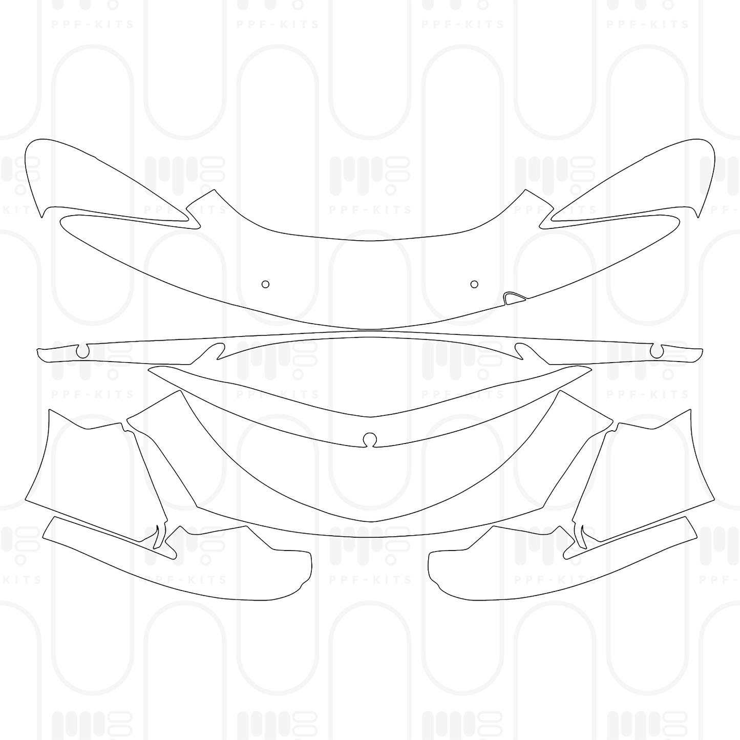 Voorgesneden PPF McLaren 570 570S Coupe 2024