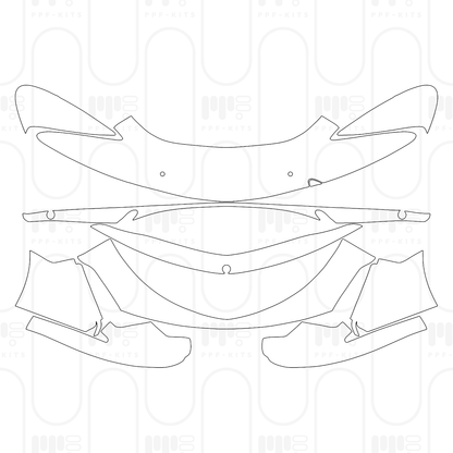 Voorgesneden PPF McLaren 570 570S Coupe 2024