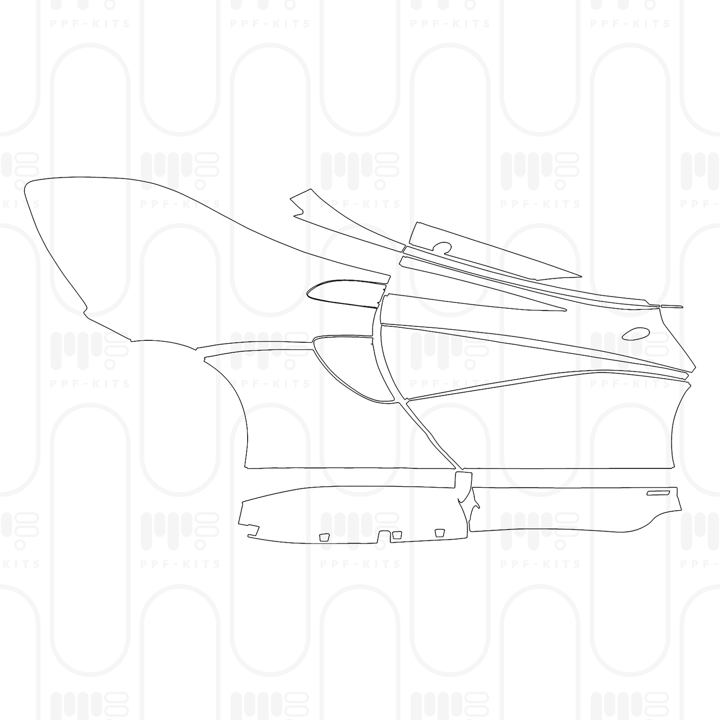Voorgesneden PPF McLaren 570 570S Coupe 2024