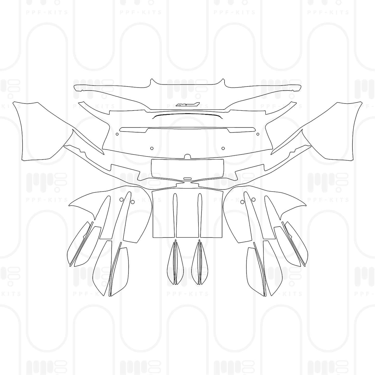 Voorgesneden PPF McLaren 570 570S Coupe 2024