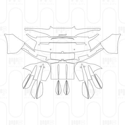 Voorgesneden PPF McLaren 570 570S Coupe 2024