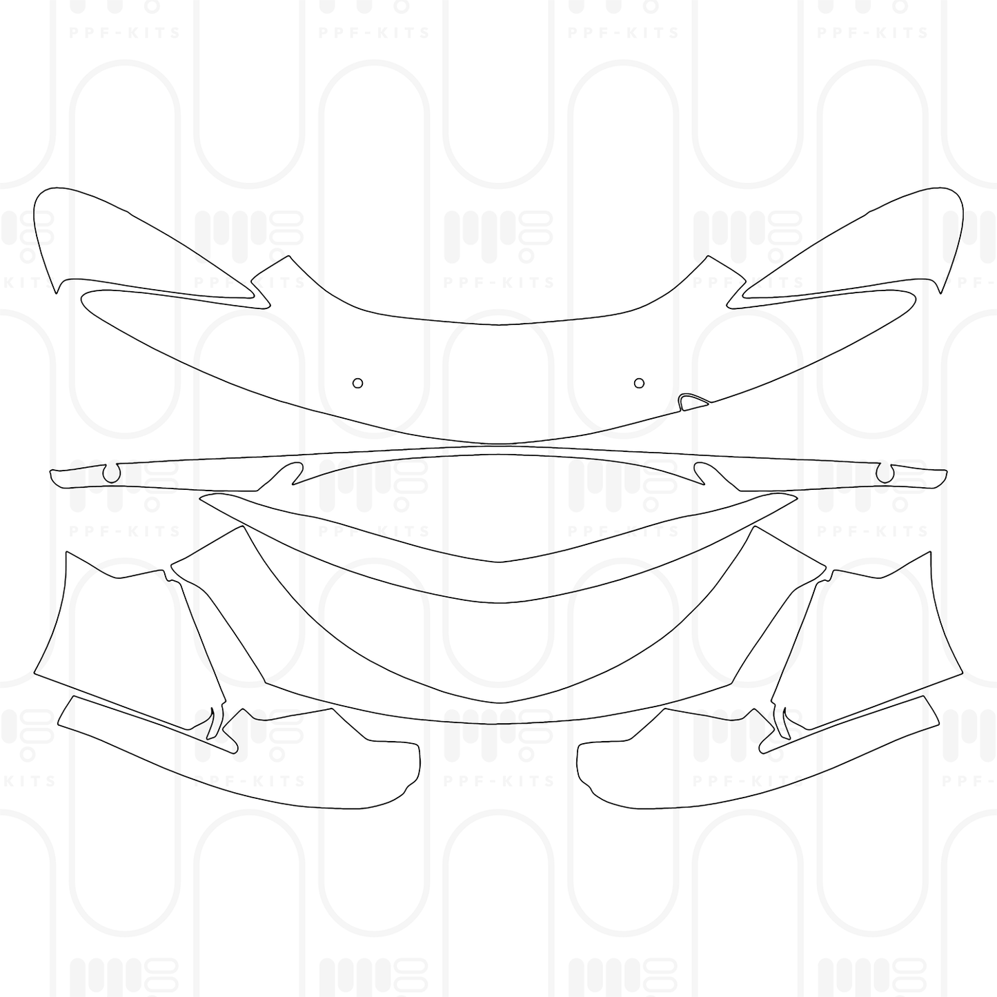Voorgesneden PPF McLaren 570 570S Coupe 2024
