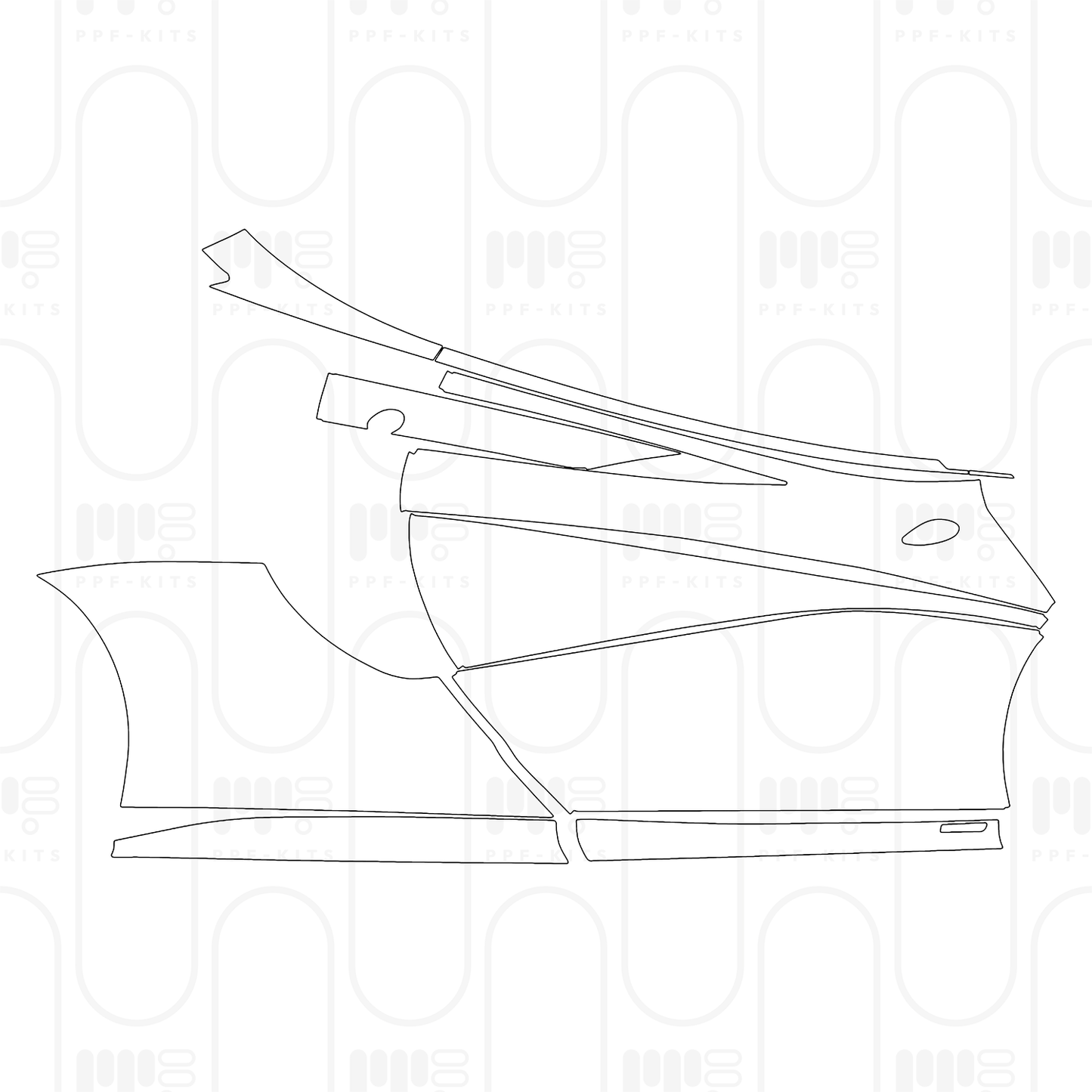 Voorgesneden PPF McLaren 620R 2024