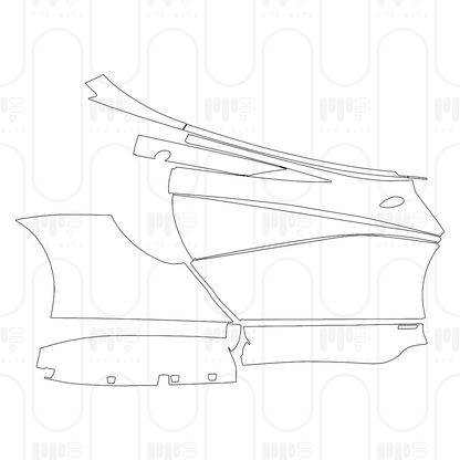 Voorgesneden PPF McLaren 620R 2024