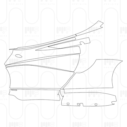 Voorgesneden PPF McLaren 620R 2024