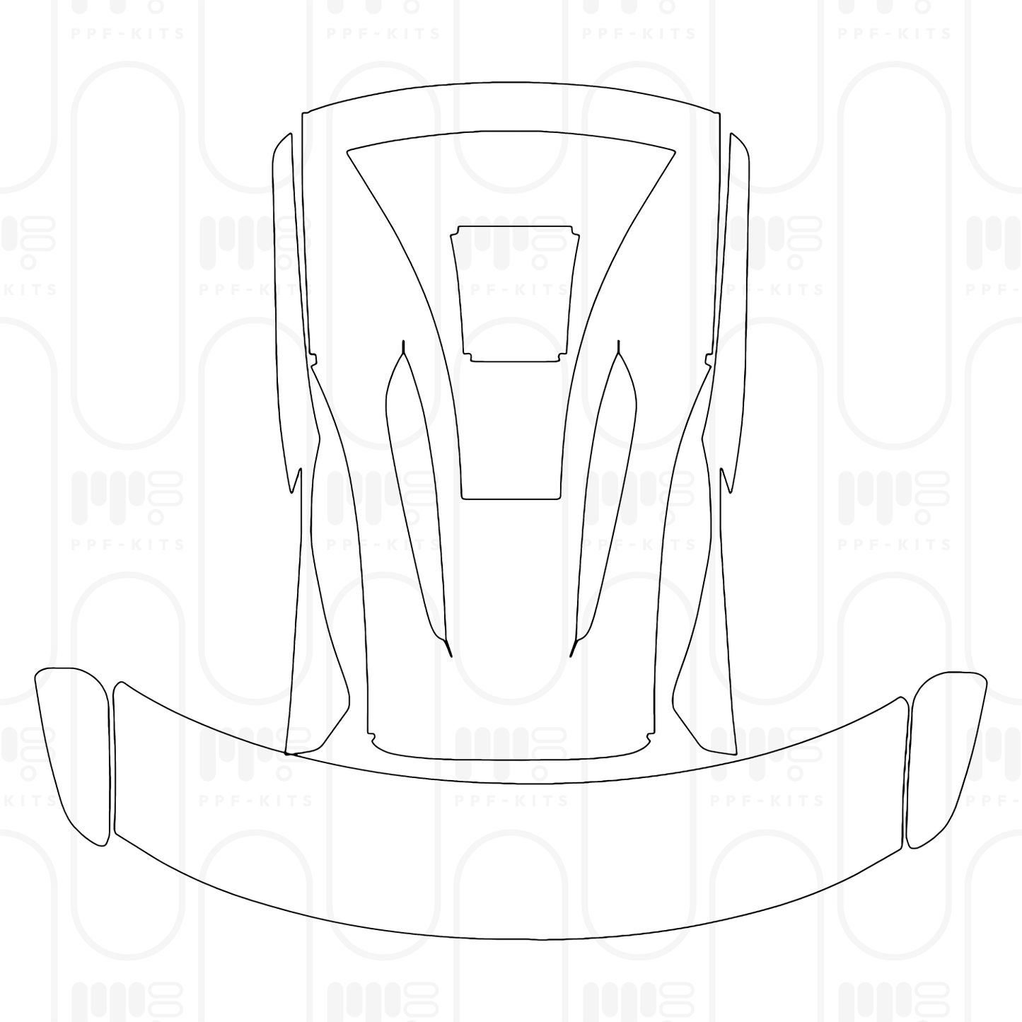 Voorgesneden PPF McLaren 620R 2024